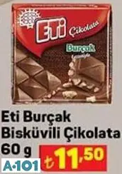 ETİ BURÇAK BİSKÜVİLİ ÇİKOLATA ETİ BURÇAK BİSKÜVİLİ ÇİKOLATA